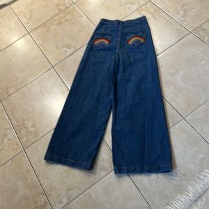 Lazy oaf high waisted wide leg jeans